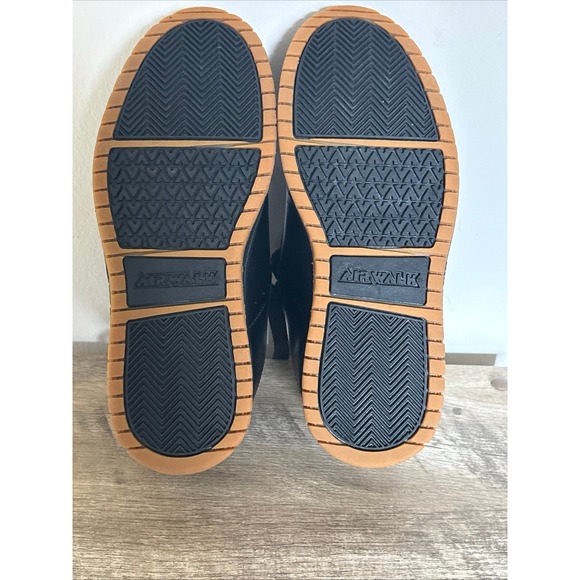 Vintage Airwalk‎ Skater Shoes Chunky Fat Tongue Men's Size 10 Black Leather Y2K - Picture 10 of 12